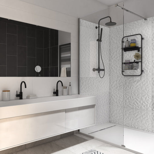 CARR GLOSSY / MATT M. WHITE 30 X 90 1.89 M²/PACK