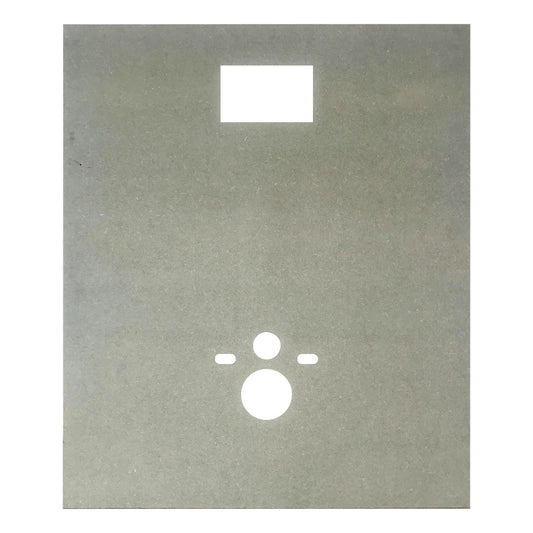 PLAQUE EN MDF HYDROFUGE POUR WC SUSPENDUE DE 1,2 M X 1 M X 18 CM, Debrico, magasin de matériaux de construction sur Bruxelles