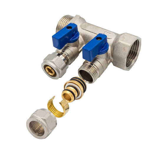 BLUE MF-1" 2X16 VALVE MANIFOLD