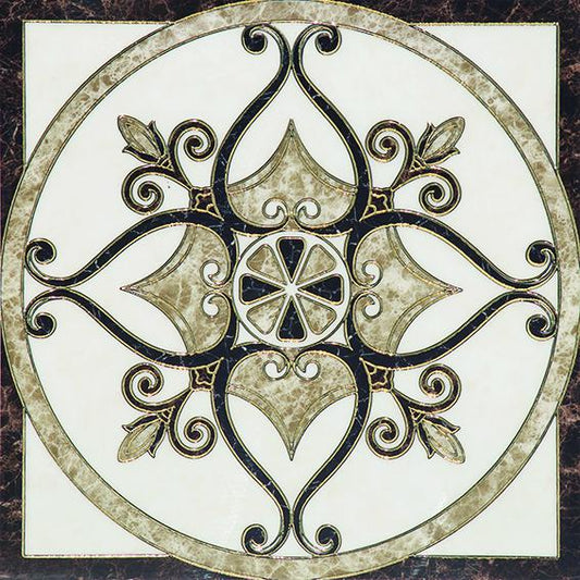 MCM DECORD CASABLANCA BROWN/GOLD 120 X 120 1 PCS