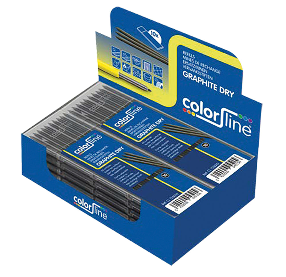 REPLACEMENT LEAD FOR "GRAPHITE DRY" – 10X GRAFIET STIFTEN