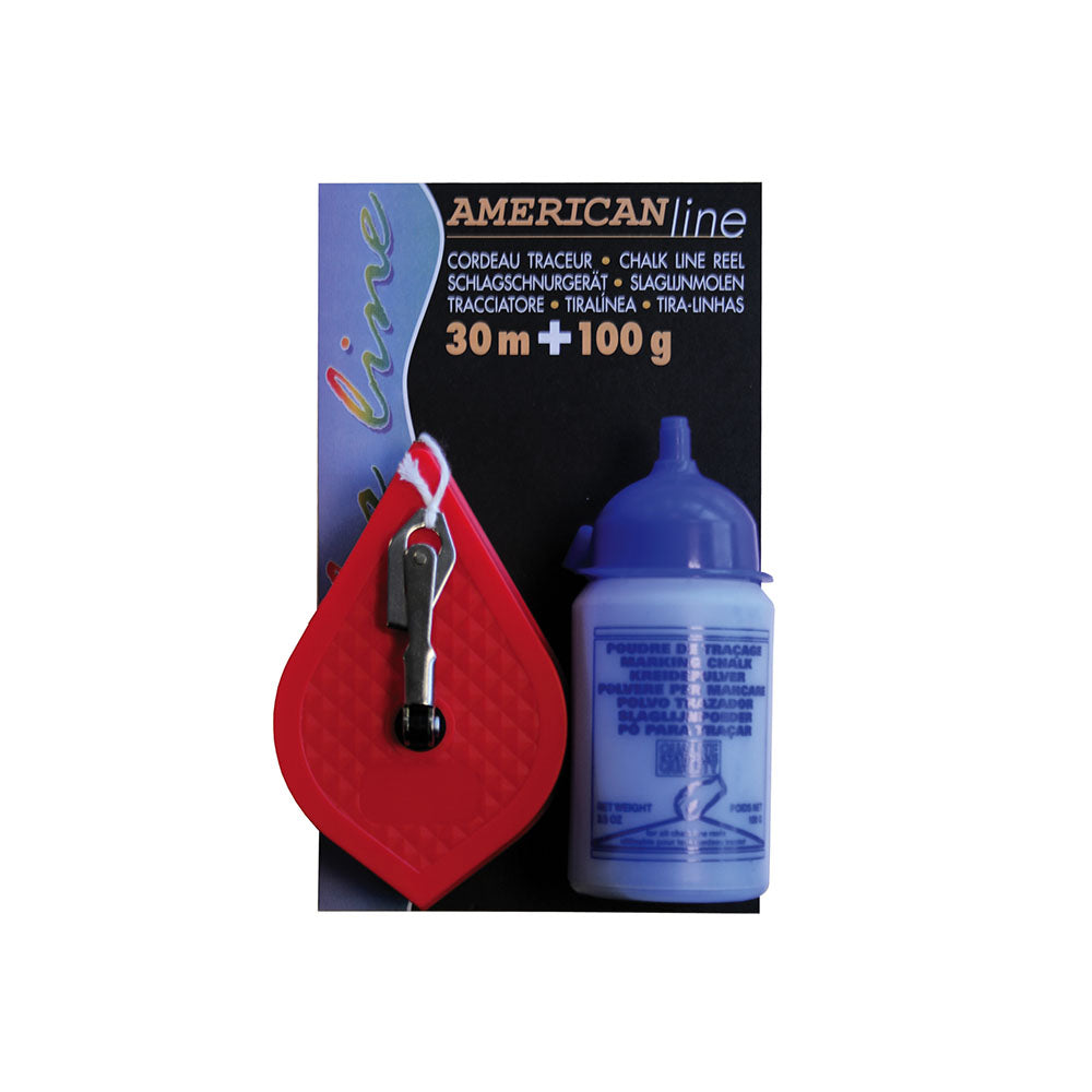 CORDEAU TRACEUR + 100 GR DE POUDRE ECO EN SET AMERICANO LINE ABS