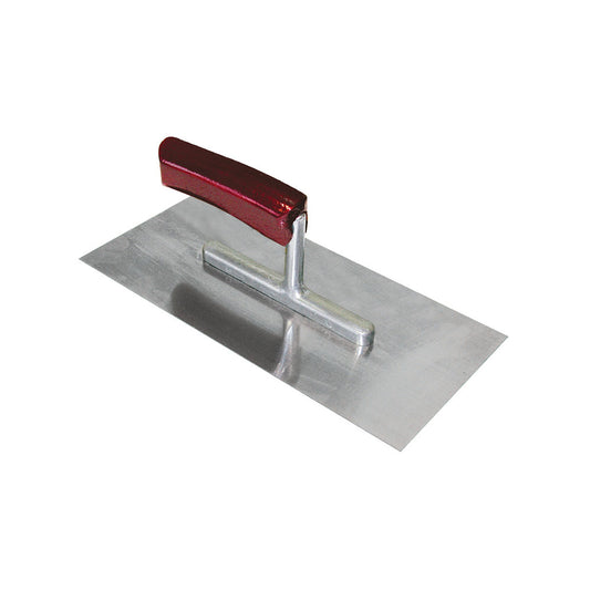 PLATRESSE STANDARD 280 X 130 X 0,7 MM AVEC MANCHE EN BOIS COURBE- ACIER, Debrico, magasin de matériaux de construction sur Bruxelles