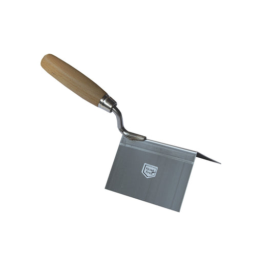 TRUELLE D'ANGLE INOX ANGLE EXTERIEUR 110 x 75 x 75 MM, Debrico, magasin de matériaux de construction sur Bruxelles