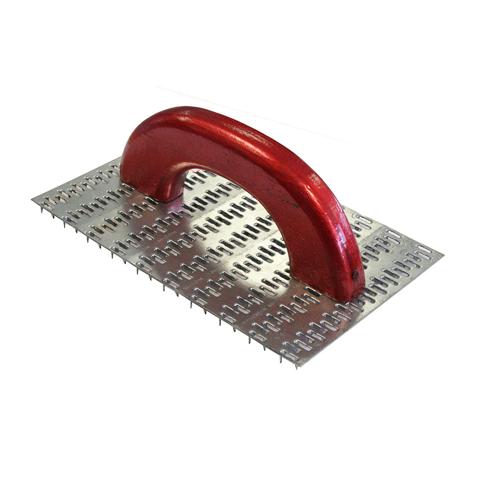 TALOCHE GRATTON POINTES LONGUES POIGNÉE EN BOIS 255 x 155 MM