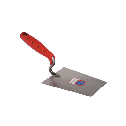 TRUELLE DE PLATRIER SOFT GRIP INOX 180 x 125/95 x 1,0 MM, Debrico, magasin de matériaux de construction sur Bruxelles