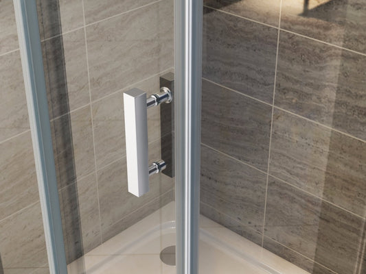 CABINE DE DOUCHE 6 MM 800 X 800 X 1900 CM PROFIL CHROME, Debrico, magasin de matériaux de construction sur Bruxelles