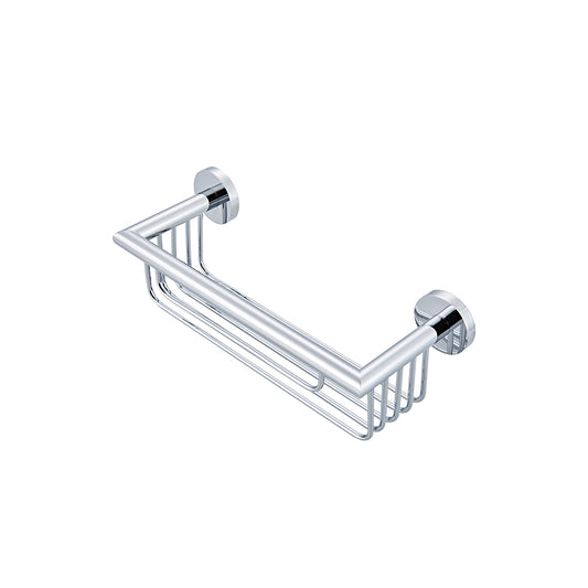 CHROME SHOWER SHELF 25 CM