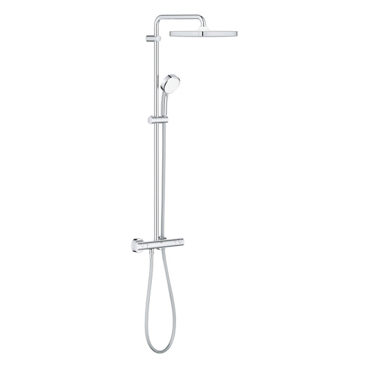 Grohe, set de douche Tempesta avec mitigeur carré Syst.250, Debrico, Magasin de matériaux de construction à Bruxelles