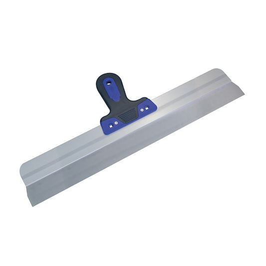 Debrico, magasin de matériaux de construction sur Bruxelles, COUTEAU A ENDUIRE 600 MM / 0,7 MM DURA-SOFT - INOX - LAME RIGIDE,