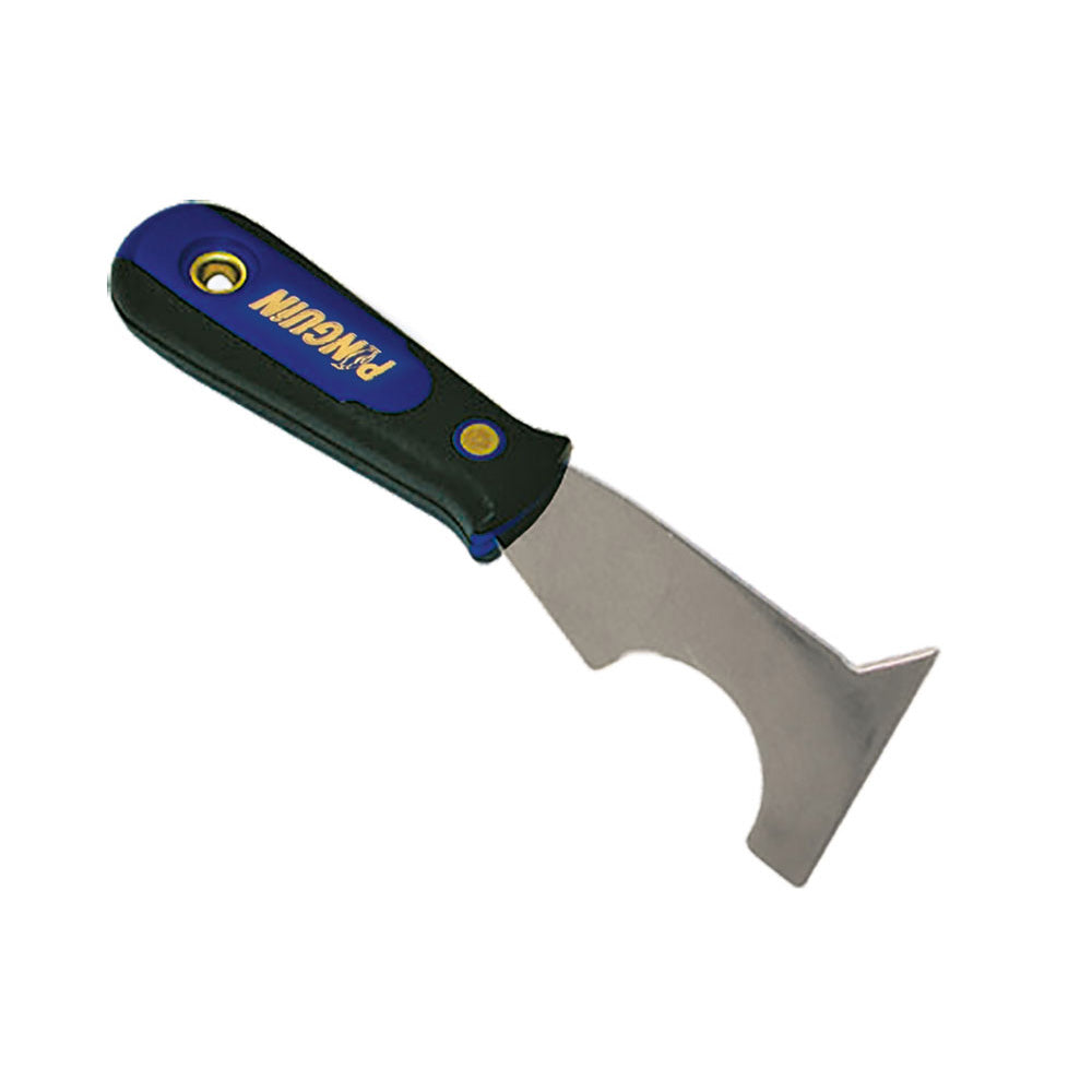 Debrico, magasin de matériaux de construction sur Bruxelles, COUTEAU MULTIFONCTION 63 MM DURA-GRIP - INOX,