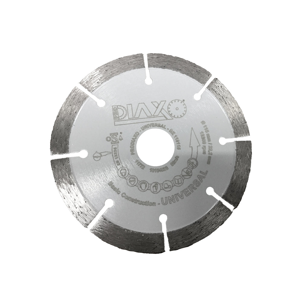 DISQUE DIAMANTE UNIVERSAL -  115 X 22,2 MM - BASIC CONSTRUCTION, Debrico, magasin de matériaux de construction sur Bruxelles