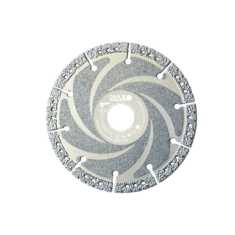 DISQUE DIAMANTE RESCUE - 125 X 22,2 MM - PREMIUM CONSTRUCTION, Debrico, magasin de matériaux de construction sur Bruxelles