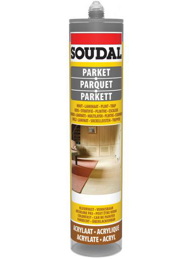 vernis acrylique pour parquet Soudal 300ml Dark Grey, Bruxelles, Debrico, magasin de matériaux de construction à Bruxelles