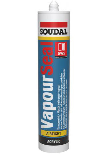 Silicone Soudal 300ml Vapourseal, Bruxelles, Debrico, magasin de matériaux de construction à Bruxelles