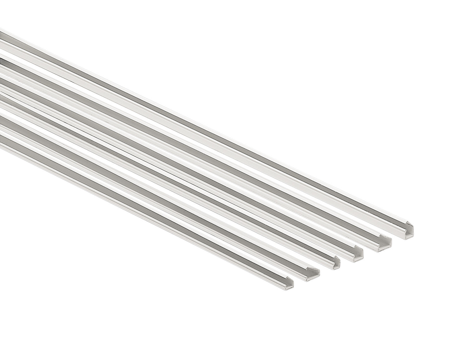 GOULOTTE RAL9001 AUTOCOLLANT 20X7.5 PVC 2M