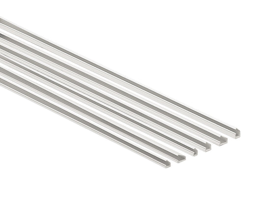 GOULOTTE RAL9001 AUTOCOLLANT 20X7.5 PVC 2M