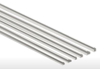 GOULOTTE RAL9001 AUTOCOLLANT 10X10 PVC 2M