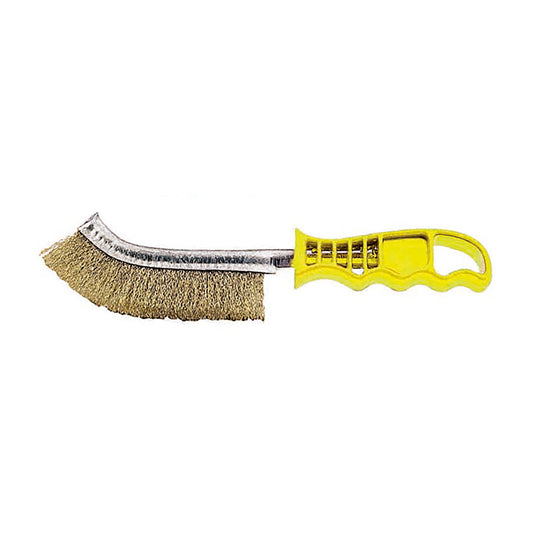 Debrico, magasin de matériaux de construction sur Bruxelles, BROSSE A MAIN ''SPID'' MESSING , 260 MM , DRAAD 0,3 MM,