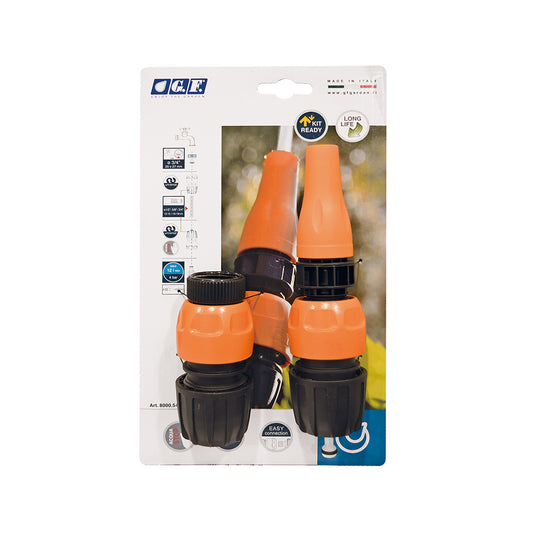 LANCE AVEC RACCORDS 3/4" - KIT 4 PCS - SOFT GRIP