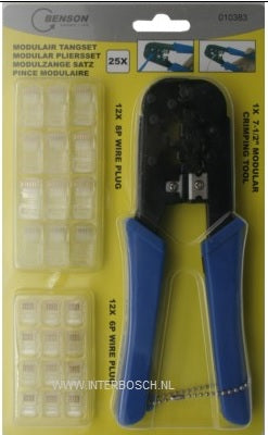 RJ45 CLAMP 12XRJ11+12XRJ45+CLIP