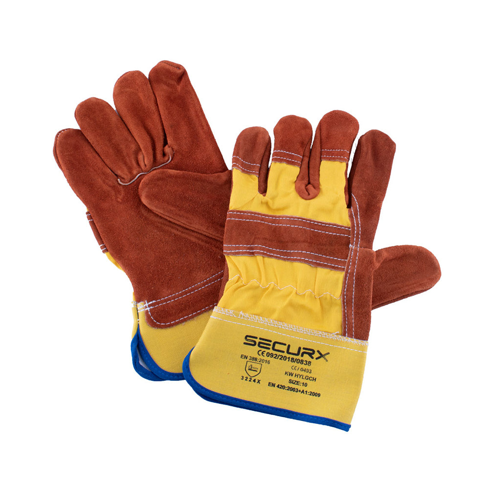 GANTS DE SECURITE CUIR WORKER / 10