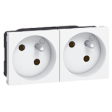 LEGRAND PRISE MOSAIC BLANC 2 X 2P+T