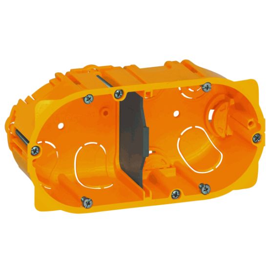 DOUBLE BLOCK LEGRAND HORZ. 40MM YELLOW
