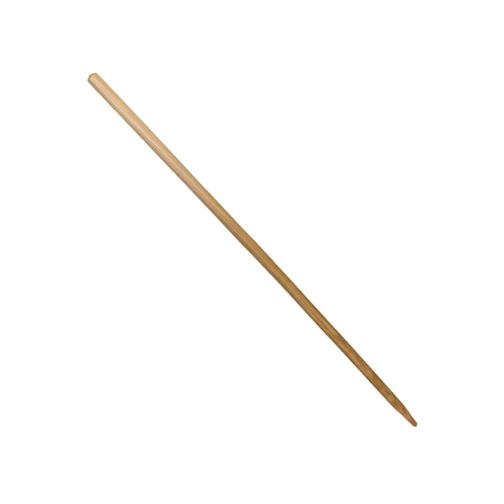 MANCHE DE RATEAU - BOIS DUR, VERNIS - 130 CM - Ø 29 MM