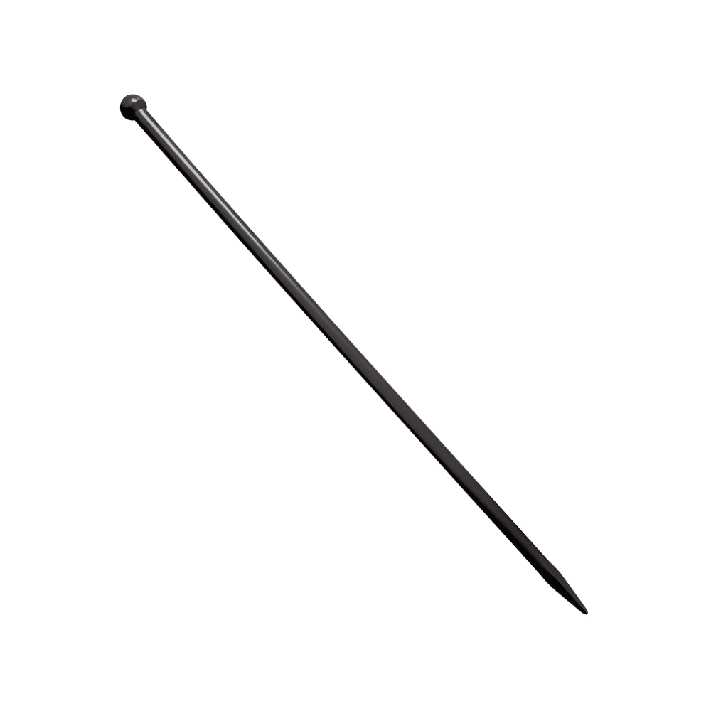 BARRE A MINE, SECTION RONDE Ø 30 mm - BOULE/POINTE - 1500 MM