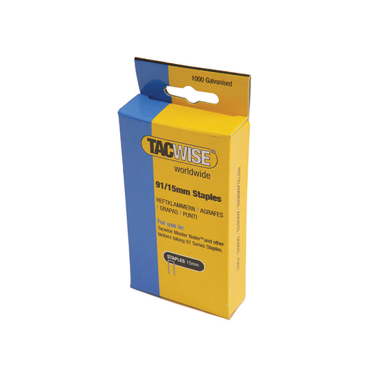 AGRAFES 53/8 MM - PAR 2000 PCS, Tacwise, Debrico, magasin de matériaux de construction sur Bruxelles et Laeken