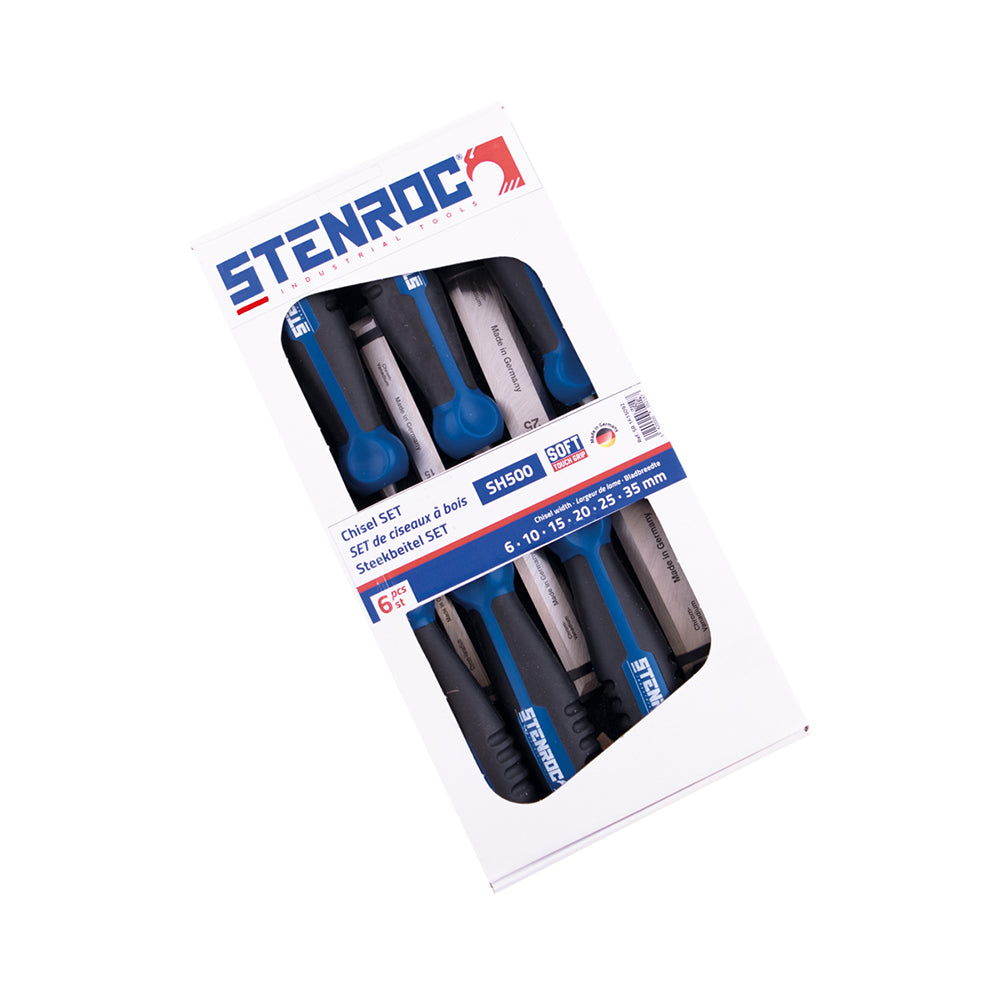 CISEAUX SH500 EN SET 6 PCS. MANCHE SOFT-2K - 6,10,12,16,20,26 MM