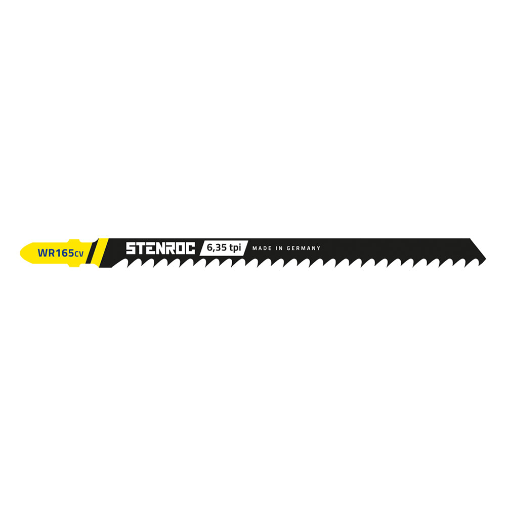 LAME SCIES SAUTEUSES BOIS (5PCS) - WR165CV, 132 MM x 6,35 TPI, Debrico, magasin de matériaux de construction sur Bruxelles
