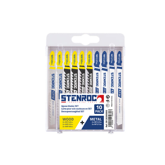 LAME SCIES SAUTEUSES EN SET 10 PCS. BOIS + METAL (EX IR 10505817), Debrico, magasin de matériaux de construction sur Bruxelles
