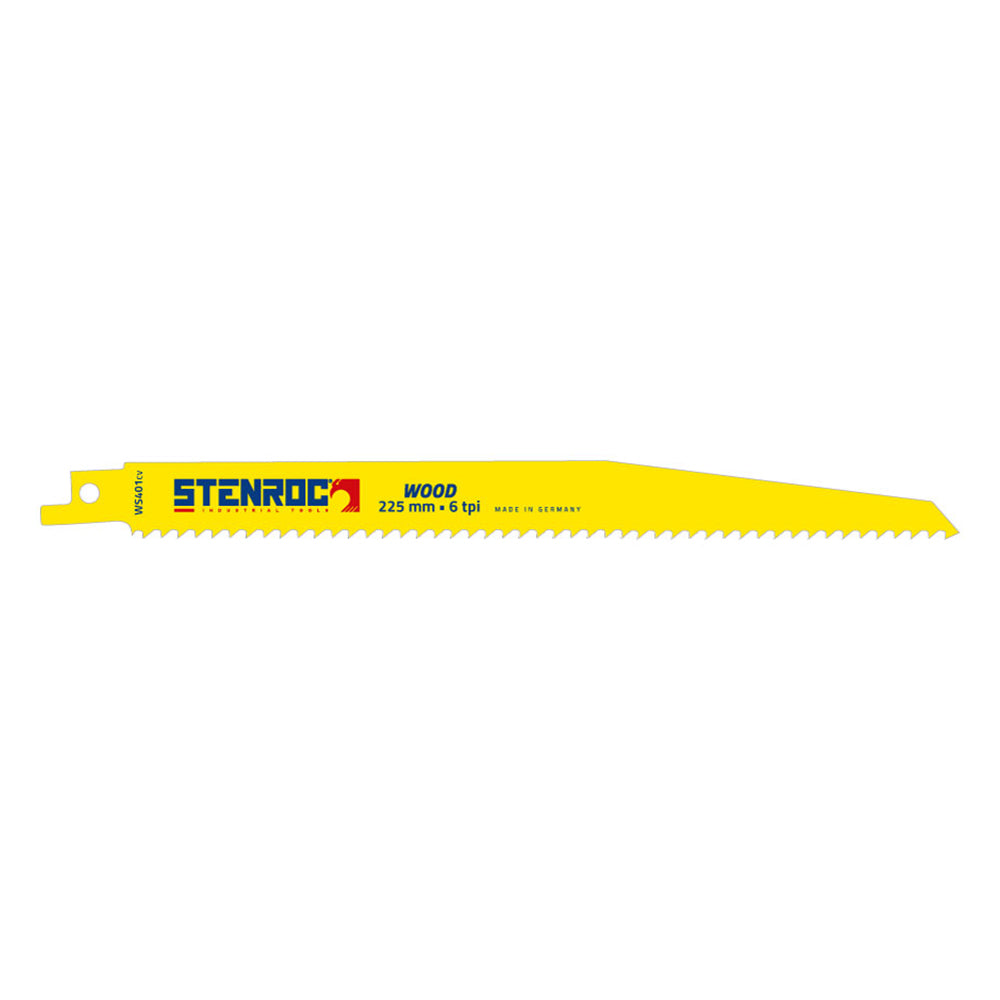 LAME RECIPRO WOOD SHARP (5PCS)- WS401CV, 225 x 19 x 1,27 MM x 6 TPI/4,2 MM, Debrico, magasin de matériaux de construction sur Bruxelles