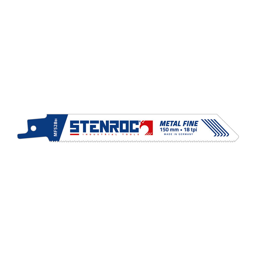 LAME RECIPRO METAL/INOX 1-4MM (5PCS)- MF528BI, 200 x 19 x 0,9 MM x 18 TPI, Debrico, magasin de matériaux de construction sur Bruxelles,