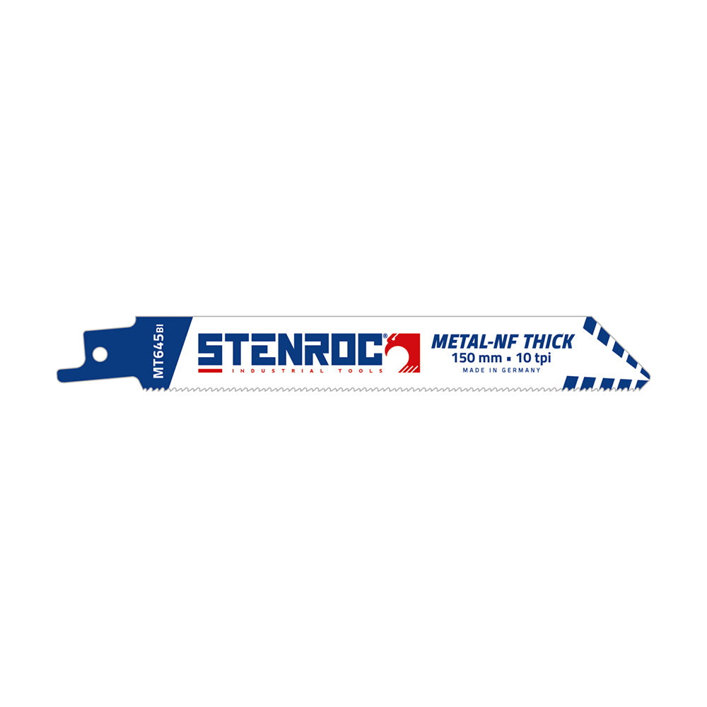 LAME RECIPRO METAL/INOX/NF 3-12MM (5PCS) - MT645BI, 280 x 19 x 0,9 MM x 10 TPI (EX LX20583-110R), Debrico, magasin de matériaux de construction sur Bruxelles