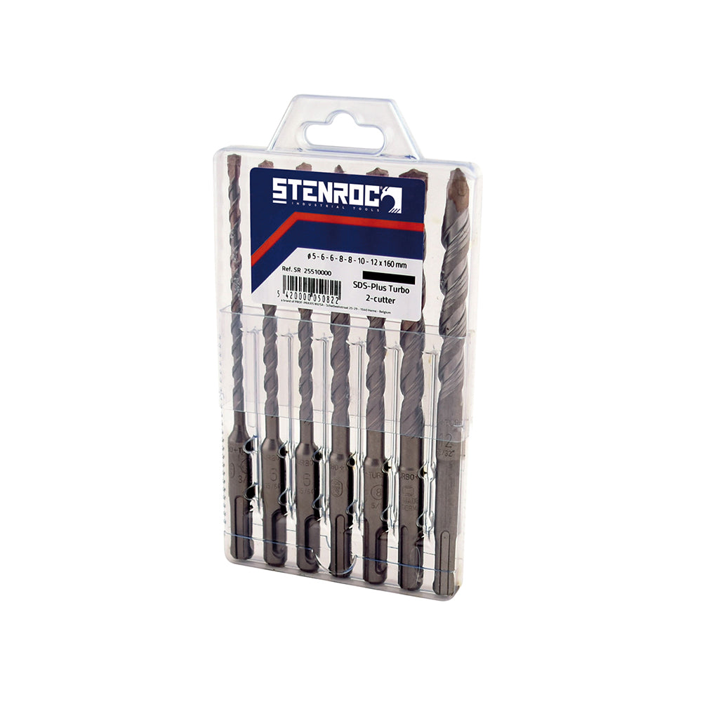 SDS-PLUS SET - 7 DELIG 5-10-12X160 + 2 ST. 6-8 x 160 (EX IR 10507111)