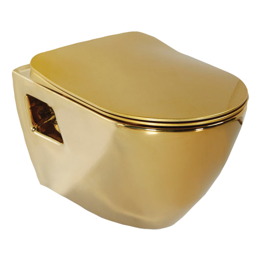 CREAVIT WC SUSPENDU DESIGN SANS HYGIÈNE  OR, Debrico, magasin de matériaux de construction sur Bruxelles