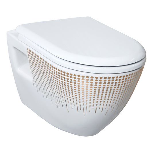 CREAVIT WC SUSPENDU DESIGN OR SANS HYGIÈNE, Debrico, magasin de matériaux de construction sur Bruxelles