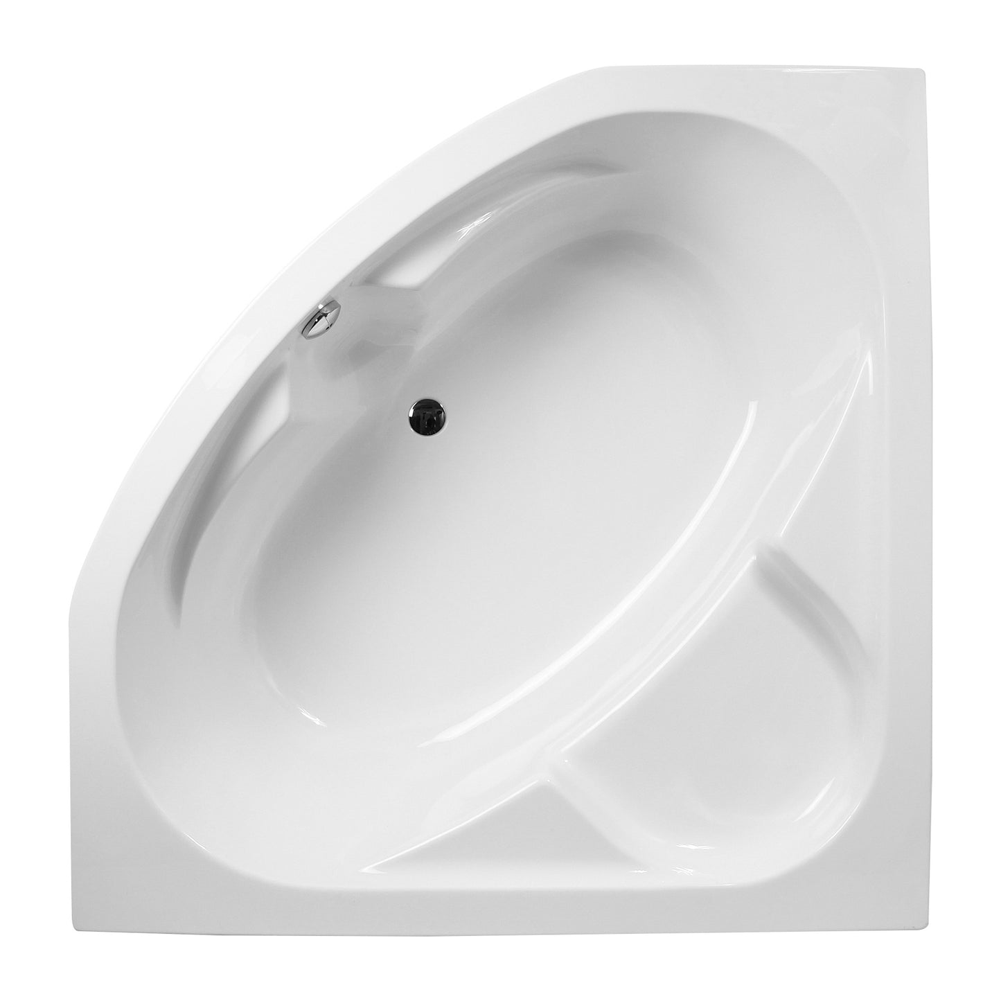 BAIGNOIRE D'ANGLE ACRYLIQUE 140 CM X 140 CM H 60 CREAVIT, sanitaire, Debrico, magasin de matériaux de construction sur Bruxelles et Laeken