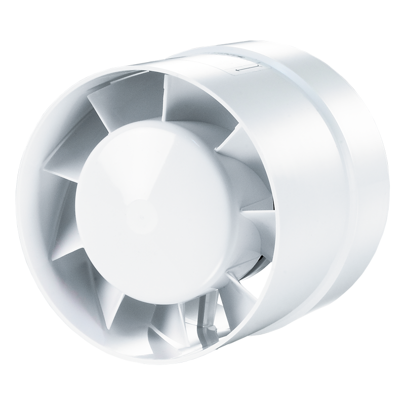 VENTS VENTILATEUR TUBULAIRE DIA: 100MM BLANC