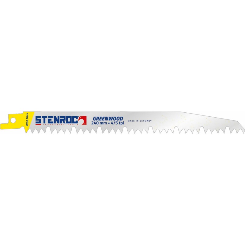 LAME RECIPRO GREENWOOD (5PCS)- WG416CV, 240 x 19 x 1,27 MM x 4/5 TPI, Debrico, magasin de matériaux de construction sur Bruxelles