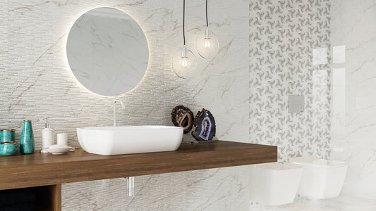 CARR ALVES WHITE PORCELAIN 30 X 60 1.44 M²/PACK