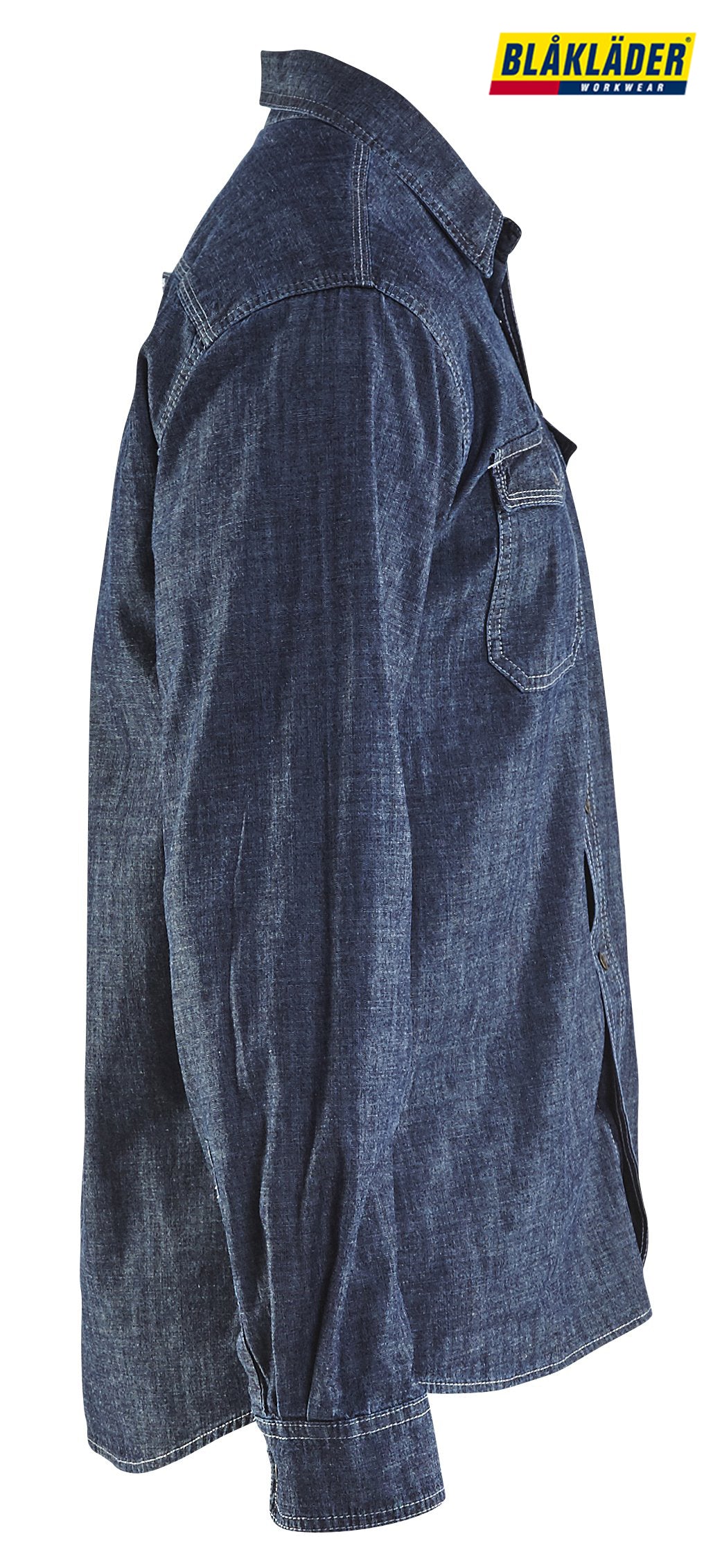 BLAKLADER DENIM SHIRT/3295/NAVY