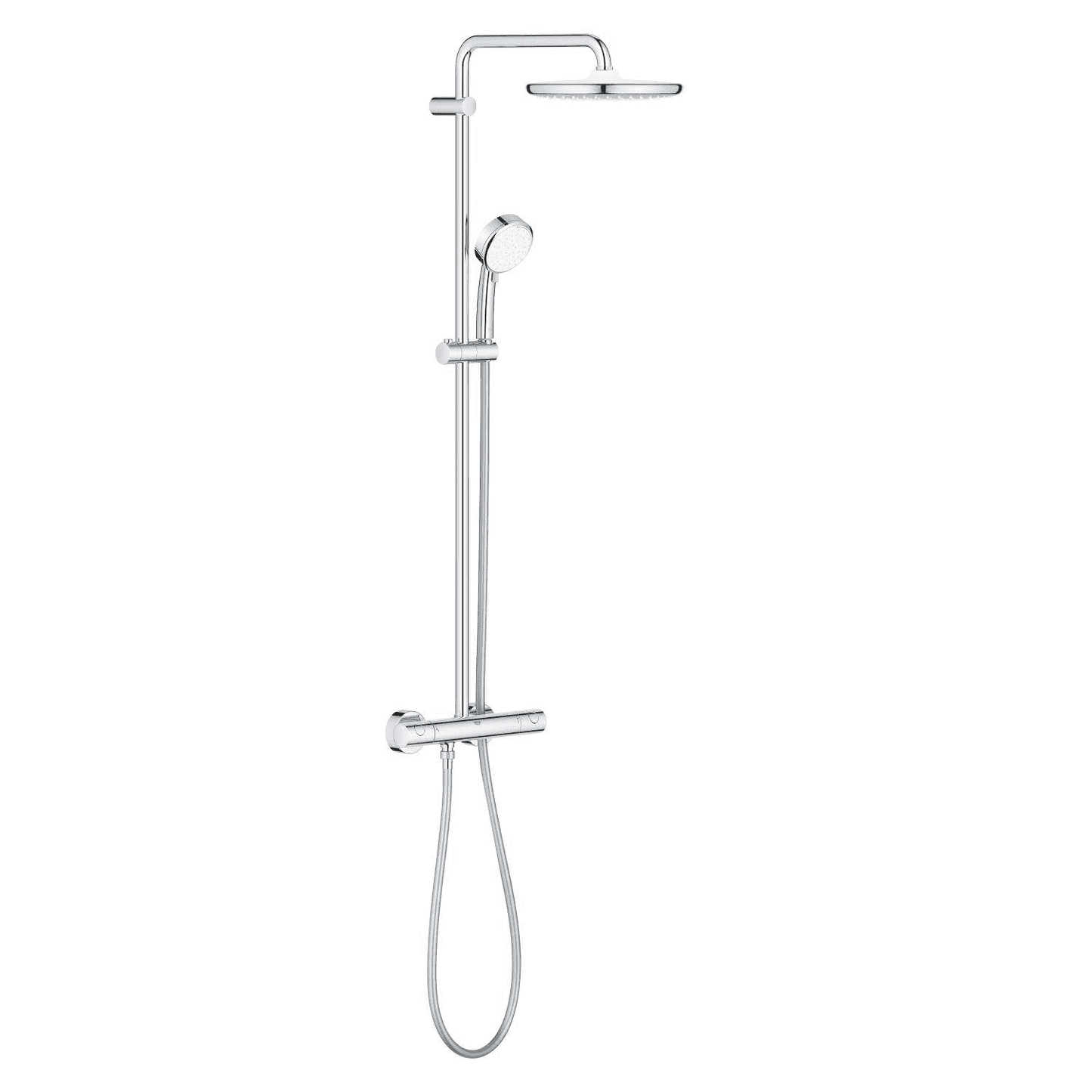 Grohe colonne de douche thermostatique Tempesta Cosmopolitan System 250, Debrico, magasin de matériaux de construction à Bruxelles