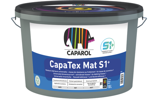 CAPAROL CAPATEX MAT S1+ 10L, Debrico, magasin de matériaux de construction sur Bruxelles