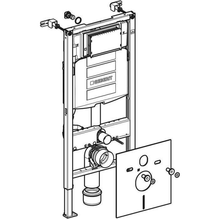 GEBERIT UP320, systeme de chasse intégré, debrico, magasin de matériaux de construction