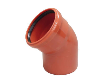 COUDE ROUGE EGOUT 160 mm - 45°, Debrico, magasin de matériaux de construction sur Bruxelles