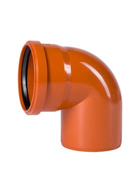 RED ELBOW SEWER diam. 125 mm - 87°